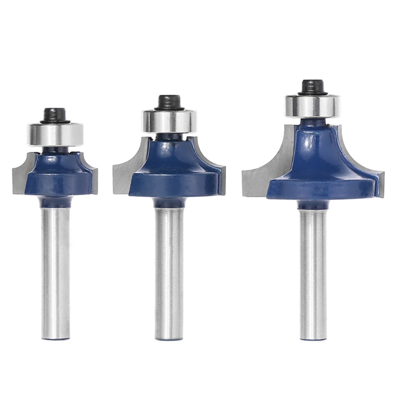 ชิ้น PCF * รัศมี 3 1/4 "Shank รอบ Over Beading Edging Router Bit ชุดสําหรับงานไม้ pxb9 * 1/4 "