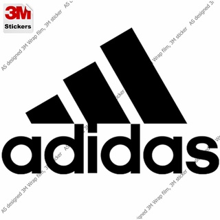 อาดิดาส สติ๊กเกอร์ 3M ลอกออกไม่มีคราบกาว adidas Removable 3M sticker, สติ๊กเกอร์ติด รถยนต์ มอเตอร์ไซ