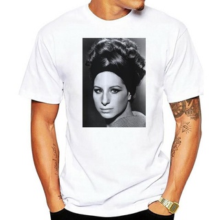 เสื้อยืดโอเวอร์ไซส์เสื้อยืด พิมพ์ลายนักร้องไอดอล Barbra Streisand สไตล์คลาสสิก แฟชั่นสําหรับผู้ชาย และผู้หญิงS-3XL