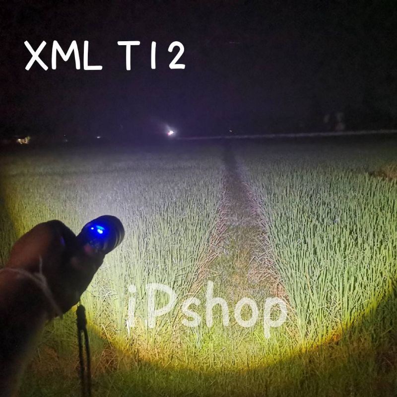 ไฟฉายแรงสูง T12 รุ่น jx - 9911 ชาร์จ USB ไฟฉายLED หลอด xhp 70.2 ไฟฉายซูมได้ ฟรี แบตเตอรี่ 18650