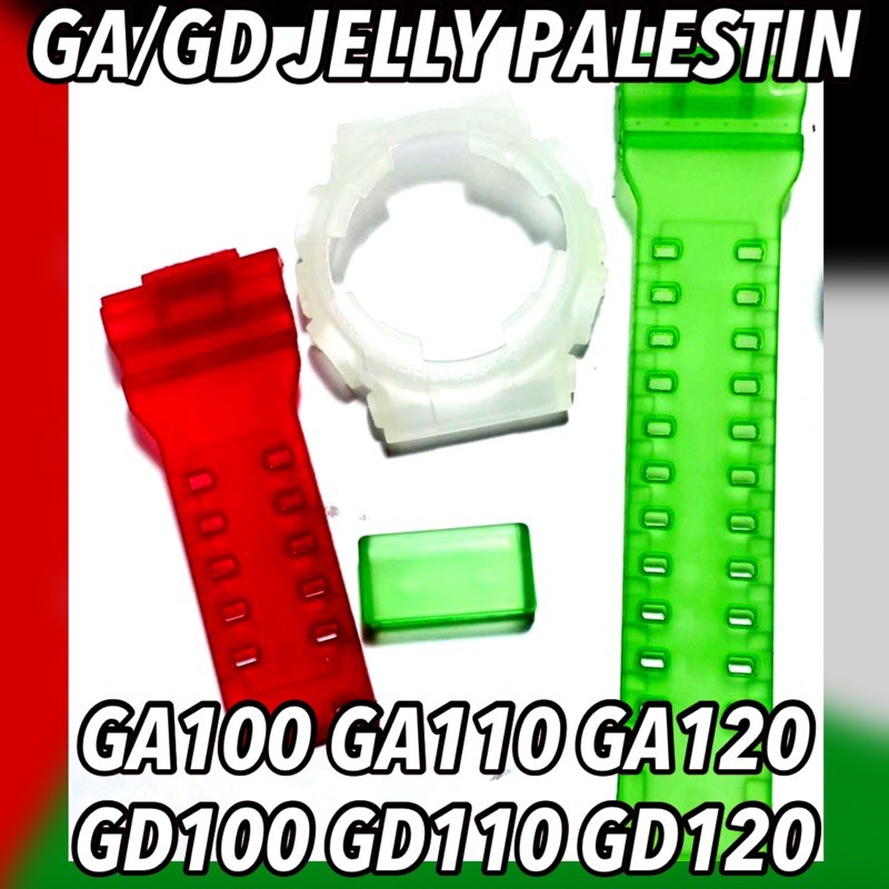 RM60 เท่านั้น! PALESTIN GA100 GA110 GA120 /GD100 GD110 GD120 JELLY MATTE BNB ! CUSTOM BAND & BEZEL T