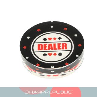 Texas Holdem Dealer Button Casino Grade 3 Inch Diameter