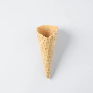วาฟเฟิลโคน (กลาง) วนิลา 60 ชิ้น Waffle cone Vanilla flavor (Medium) 60 PCS.