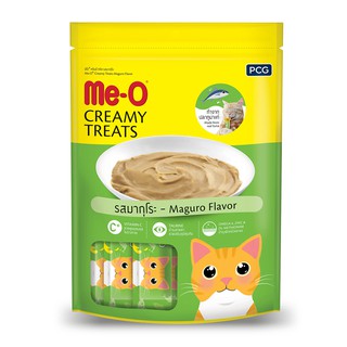 มีโอ ขนมแมวเลีย ครีมมี่ทรีต รสมากุโระ 15 กรัม x 20 ซอง Me-O Cat Lick Creamy Treat Maguro Flavor 15g x 20 Sachets