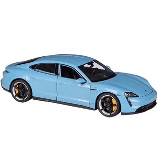 โมเดลรถยนต์ Porsche Taycan Turbo S Static ขนาด 1:24 ของเล่นสําหรับเด็ก