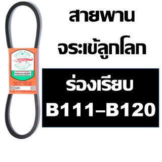 จระเข้ลูกโลก สายพาน B ร่องเรียบ B111 B112 B113 B114 B115 B116 B117 B118 B119 B120