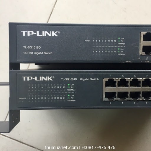 TP Link 16 และ 24, 48 พอร์ต gigabit Switch