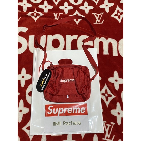 Supreme Shoulder bag red ss19 ของแท้ 💯 🌟 Used Like New 🌟