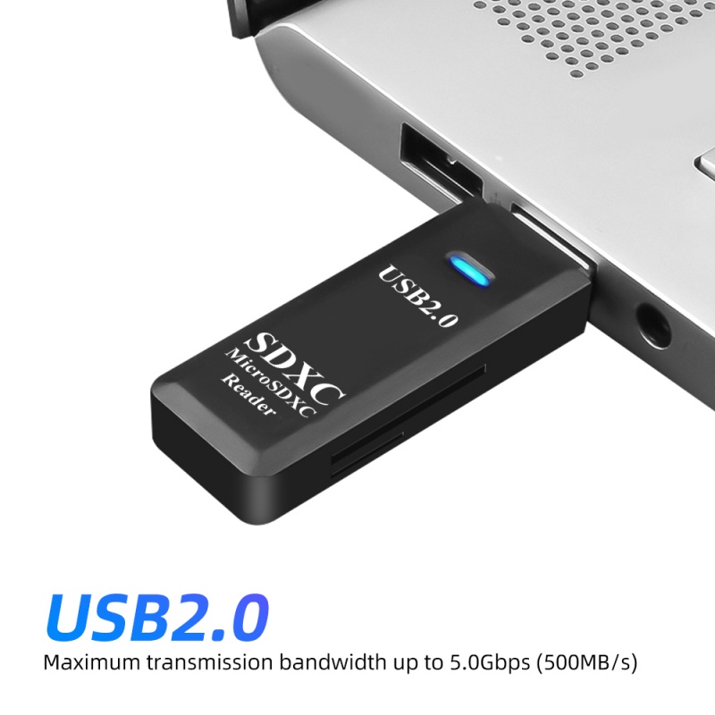 Hdoorlink USB3.0 2 IN 1 เครื่องอ่านการ์ด Micro SD TF การ์ดหน่วยความจํา 2.0 การ์ดรีดเดอร์แฟลชไดรฟ์ สําหรับแล็ปท็อปพีซี - รูปที่ 4