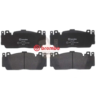 P06 079B ผ้าเบรก-F-แท้ BREMBO รุ่น Black : BMW ซีรี่ส์ 5 M5 F10, M6 F12 F13 F06 10-&gt; การันตีคุณภาพมาตรฐานโดย " เครอป ...