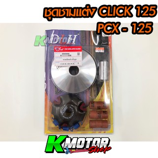 ชุดชามแต่ง Click-125 / Pcx-125  ฝา+เม็ด+สปริง+เม็ด