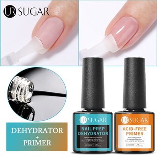 Ur SUGAR ไพรเมอร์เจล 7 มล. ป้องกันกรด แห้งเร็ว ติดทนนาน สําหรับตกแต่งเล็บ