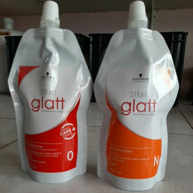 น้ำยายืดผมglattสูตรผมแข็งแรง