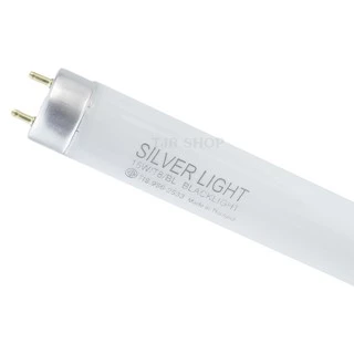 Silver Light หลอดนีออนแบล็คไลท์ T8 15W 12V ยาว 45 ซม. หลอดดักยุง หลอดล่อแมลง Black Light Blue 1 ชิ้น
