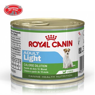 [MANOON] ROYAL CANIN Adult Light 195g อาหารสุนัขโตพันธุ์เล็กอ้วนง่ายอายุ 10 เดือนขึ้นไป