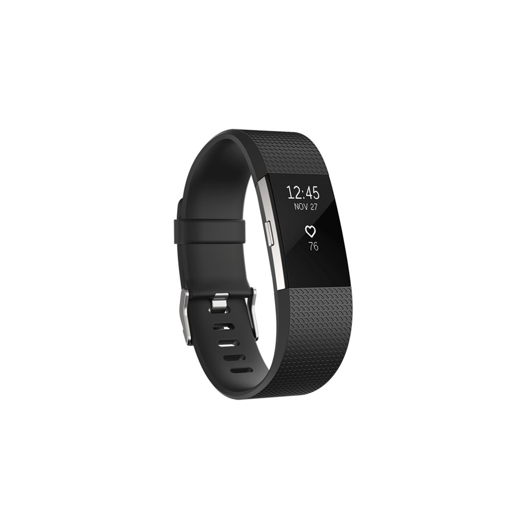 Fitbit Charge 2 ไซส์ข้อมือเล็ก สีดำ ของใหม่มือหนึ่ง
