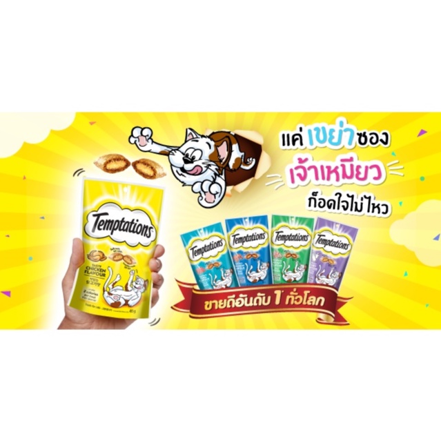 ขนมแมว Temptations เทมเทชั่น