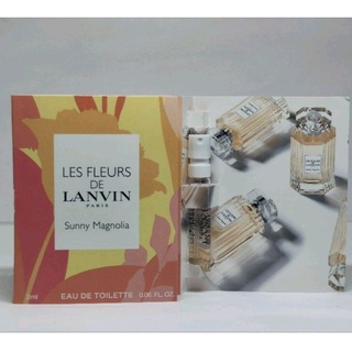 Vial 🔥 Lanvin 🔥 Les FLEUR De Lanvin Sunny Magnolia EDT ขนาด  2 ml น้ำหอมไวออลขนาดทดลอง ของแท้