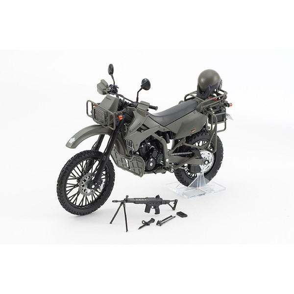 Little Armory (LM002) - Ground Self Defense Force Motorcycle DX Version - 1/12 (Tomytec)