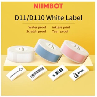 ฉลากกระดาษ กันน้ํา มีกาวในตัว สําหรับเครื่องพิมพ์ NimBot D11 D110