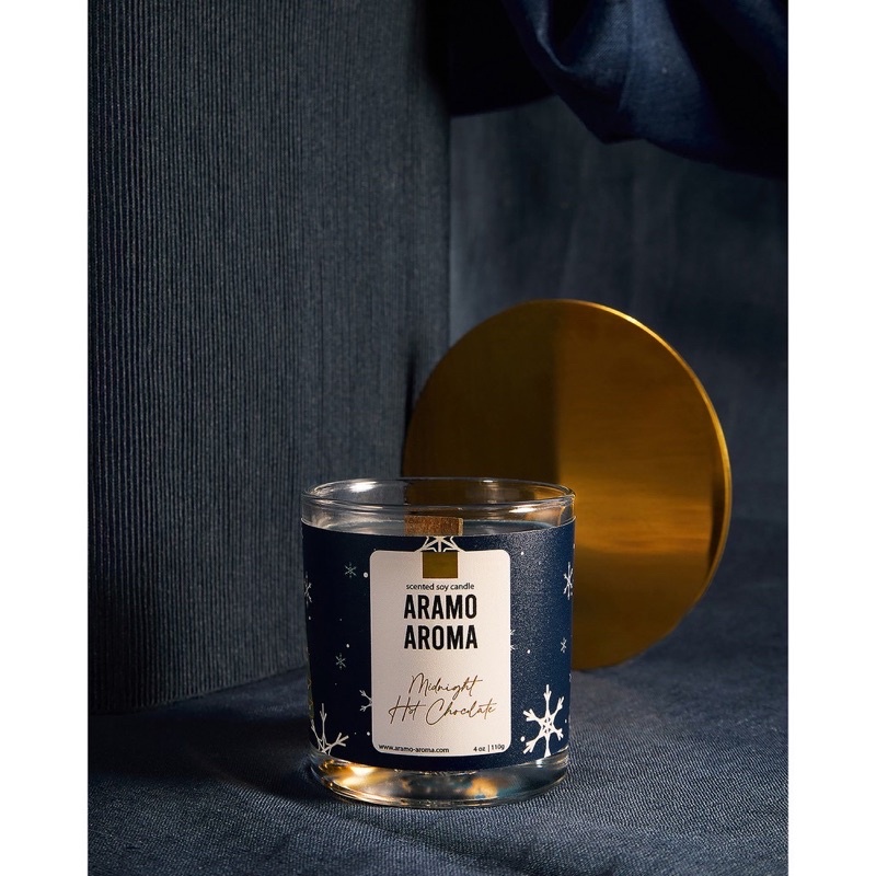 ขายต่อเทียนหอม aramo.aroma รุ่น Christmas  กลิ่น Hot Chocolate🎄🍫