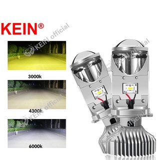 KEIN เลนส์ไฟหน้า สามสี HS1 H4 Led HB2 9003 แสงไฟสูง ต่ำ 4300K 5500K 3000K สำหรับรถจักรยานยนต์