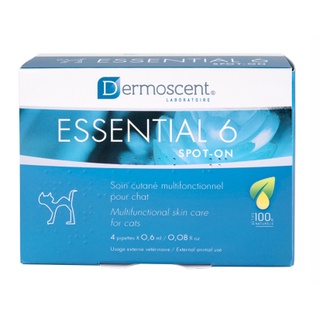 Dermoscent Essential 6 spot-on (cats) นํ้ามันบำรุงผิวชนิดหยด สำหรับแมว บรรจุ 6 หลอด