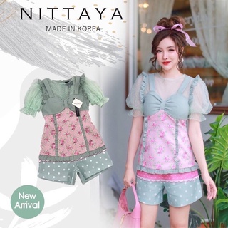 เสื้อกางเกงเข้าชุดงานป้าย Nittaya