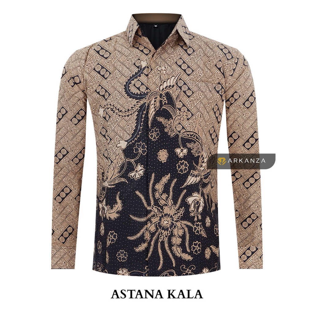 Hem BATIK เสื้อเชิ้ต SOLO ASTANA Motif KALA ทรงสลิมฟิต พรีเมี่ยม