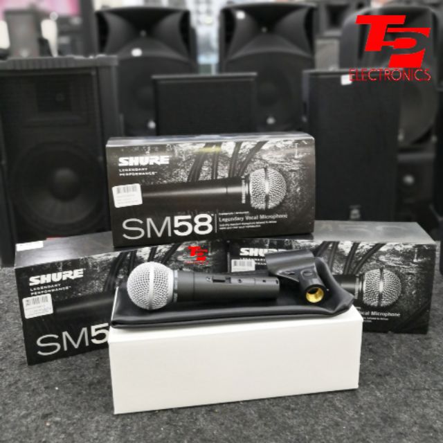 [ของแท้✓]ไมโครโฟนชนิดสาย SHURE SM58S