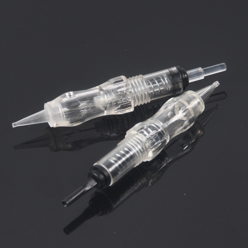 10pcs Permanent Makeup Screw Cartridge 1RL Needles For Black Pearl PMU Machine