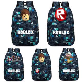 Roblox กระเป๋าเป้สะพายหลัง กระเป๋านักเรียน สำหรับเด็กผู้ชาย