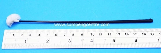 ไม้ปั่นหู ก้านดำ (12 ชิ้น), Ear Sticks (12 pieces)