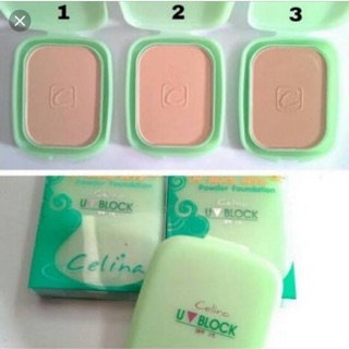 Celina UV Block Oil Free Powder Foundation แป้งเซลีน่า แป้งพริตตี้ (รีฟิล)