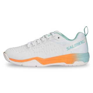 รองเท้าแบดมินตัน SALMING EAGLE WOMEN White/Blue ผู้หญิง