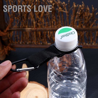 Sports Love คลิปตะขอหัวเข็มขัด Carabiner สําหรับวางขวดน้ําตั้งแคมป์กลางแจ้ง