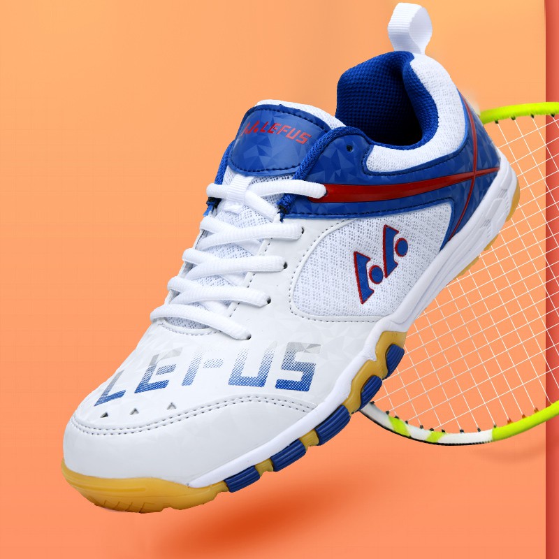 Lefus ชาย / หญิงแฟชั่นรองเท้าแบดมินตันลื่นกีฬารองเท้าปิงปอง แบดมินตันขนาด 36-45 pingpong/badminton shoes