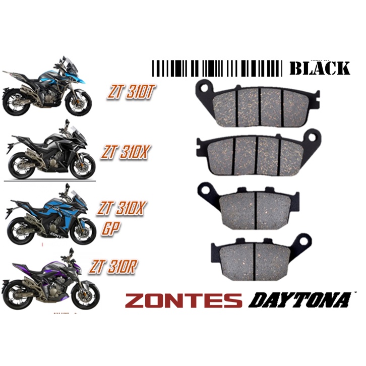 ผ้าเบรคแผ่นดิสก์ ZT310 T ZT310 R ZT310 X ZT310 X ZT310 X GP คุณภาพดีที่สุดมอเตอร์สีดํา