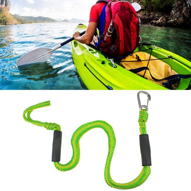 To 1 Pc Bungee Dock Line ยืดสาย Bungee Dock Line สําหรับเรือเชือก Bungee Cord Dockline เรือ Kayak อุปกรณ์เสริม