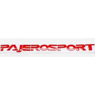 โลโก้ปาเจโร่ สีแดง logo pajero sport สีแดง Size:L