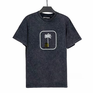 【Lemon】เสื้อยืด Palm Angels 1:1Tags 22SS สไตล์เรโทร