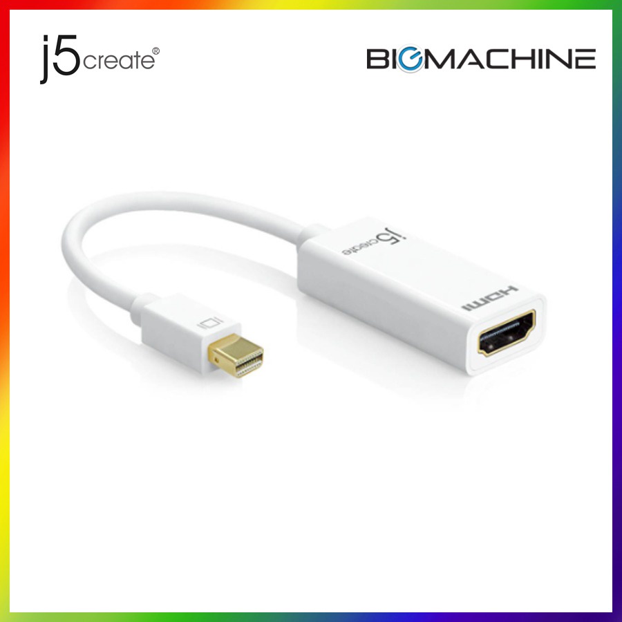 J5create อะแดปเตอร์ HDMI Mini Display Port 4K (JDA159)