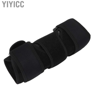 Yiyicc Elbow Brace Adjustable Fixation Pain Relief Support Splint for Cubital Tunnel Syndrome Black