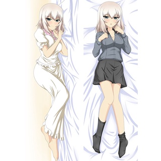 ปลอกหมอนอิงโซฟา ลายการ์ตูนอนิเมะ Und Panzer Dakimakura Erika สําหรับตกแต่งบ้าน