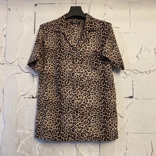 ราคาส่ง‼️เสื้อฮาวาย เสื้อลายเสือวินเทจ และลายม้าลาย ไซค์ m l xl 2xl 3xl 4xl ผ้าไหมซาตินอิตาลี่💯%ผ้านิ่มสวมใส่สบายไม่ร้อน