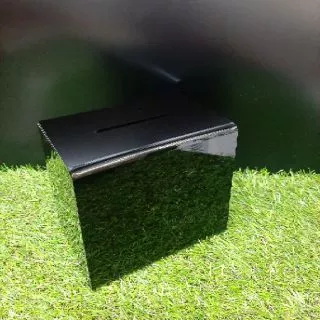 กล่องtip box กล่องใส่เงิน กล่องบริจาคเงิน