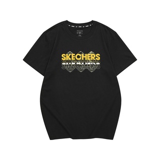 ผ้าฝ้าย 100%Skechers สเก็ตเชอร์ส เสื้อยืดแขนสั้น ผู้ชาย Short Sleeve Tee - L321M077-0018S-3XL