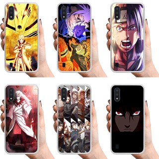 Anime Naruto เคส Case Cover เคสซิลิโคน เคส Samsung Galaxy A01/ A2 Core / A30s / A50s / A50 / A10 / A70 /M01  Flower Cartoon Printed Soft Silicone TPU Phone Casing