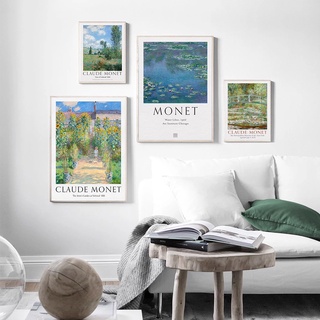 โปสเตอร์ ภาพภูมิทัศน์ Claude Monet Museum สําหรับตกแต่งบ้าน สวน