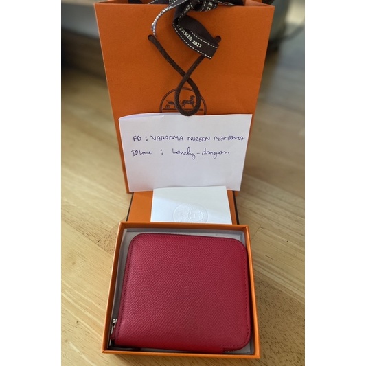 Hermes Silk-in Wallet (ขายแล้ว)